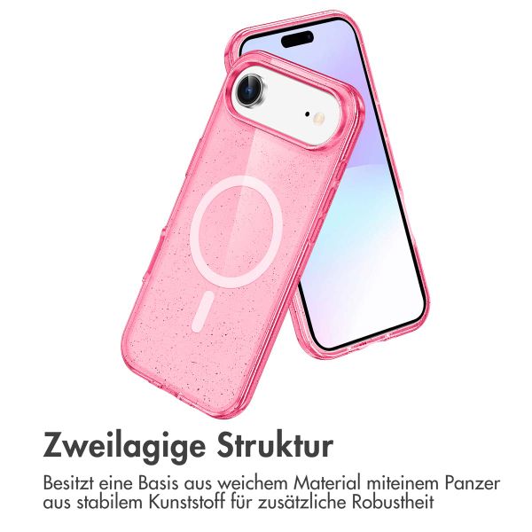imoshion Sparkle Back Cover mit MagSafe Apple iPhone Air - Rosa