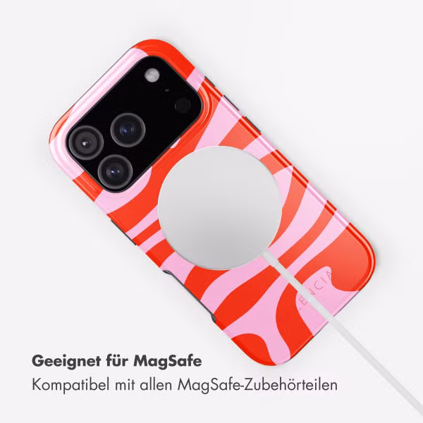 Selencia Vivid Rückabdeckung mit MagSafe Apple iPhone 17 Pro - Dream Swirl Pink