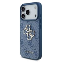 Guess 4G Metal Logo Back Cover Apple iPhone 17 Pro Max - Blau