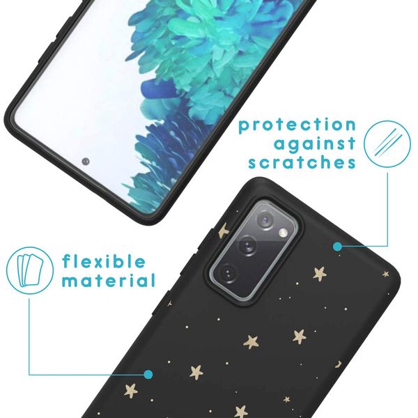 imoshion Design Hülle für das Samsung Galaxy S20 FE - Sterne / Schwarz