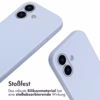 imoshion SilikonHülle mit Band Apple iPhone 17 - Violett