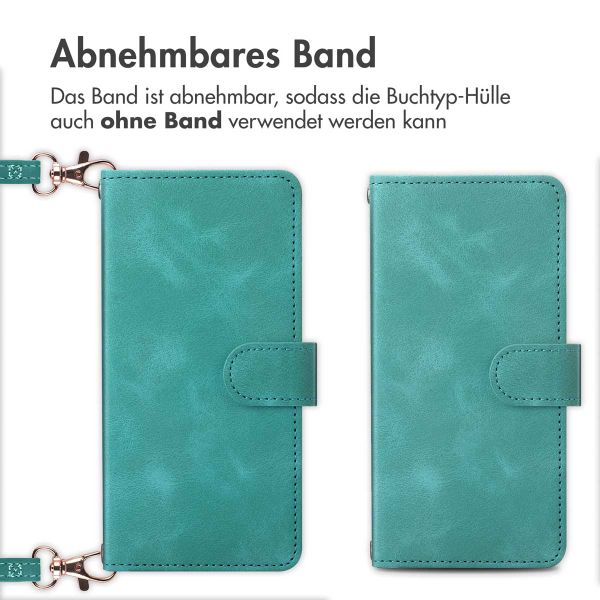 imoshion Klapphülle mit Kordel Google Pixel 8a - Türkis