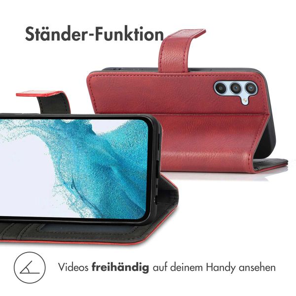 imoshion Luxuriöse Klapphülle Samsung Galaxy A34 (5G) - Rot