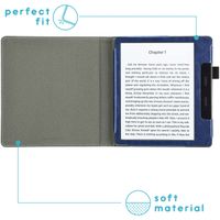 imoshion Vegan Leather Klapphülle Amazon Kindle Oasis 3 - Dunkelblau