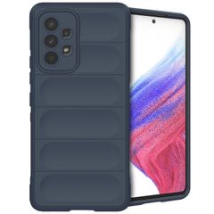 imoshion EasyGrip Back Cover für das Samsung Galaxy A53 - Dunkelblau