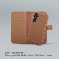 Selencia Olyn Abnehmbare Bookcase mit MagSafe Samsung Galaxy A55 - Braun