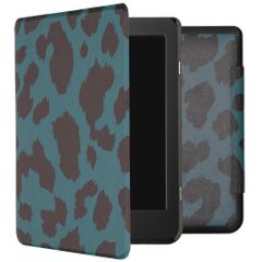 imoshion Design Slim Hard Case Sleepcover für das Tolino Page 2 - Green Leopard