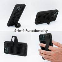 Callbuddy Hülle mit Strap Apple iPhone 17e / 16e / 15 / 14 / 13 - Epic Black