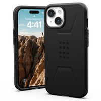 UAG Civilian Backcover MagSafe für das iPhone 15 - Schwarz