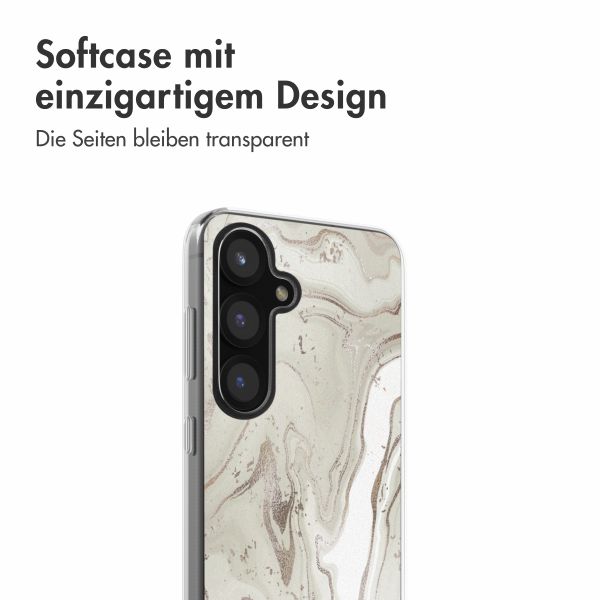 imoshion  Design Hülle für das Samsung Galaxy S25 - Sandy Marble