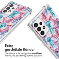 imoshion Design Hülle mit Band Samsung Galaxy A52(s) (5G/4G) - Jellyfish Watercolor