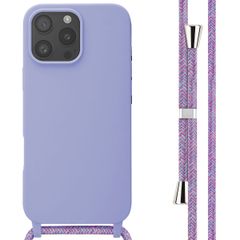 imoshion SilikonHülle mit Band Apple iPhone 16 Pro Max - Violett