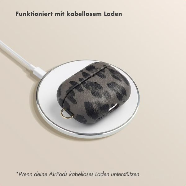 Selencia Sabi Case Apple AirPods Pro 3 - Leopardenmuster - Midnight Black