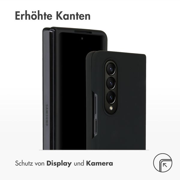 Accezz Liquid Silikoncase für das Samsung Galaxy Z Fold 4 - Schwarz