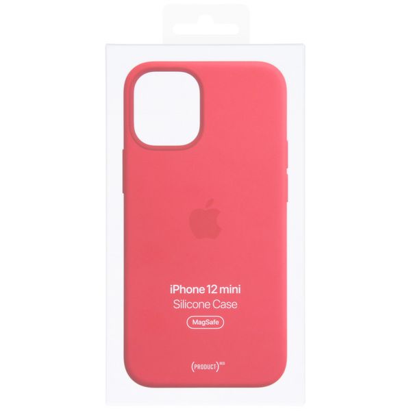 Apple Silikon-Case MagSafe Apple iPhone 12 Mini - Red