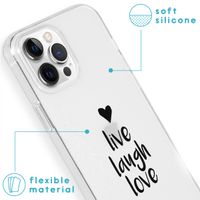 imoshion Design Hülle für das iPhone 13 Pro - Live Laugh Love