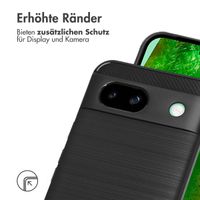 imoshion Brushed Back Cover für das Google Pixel 8a - Schwarz