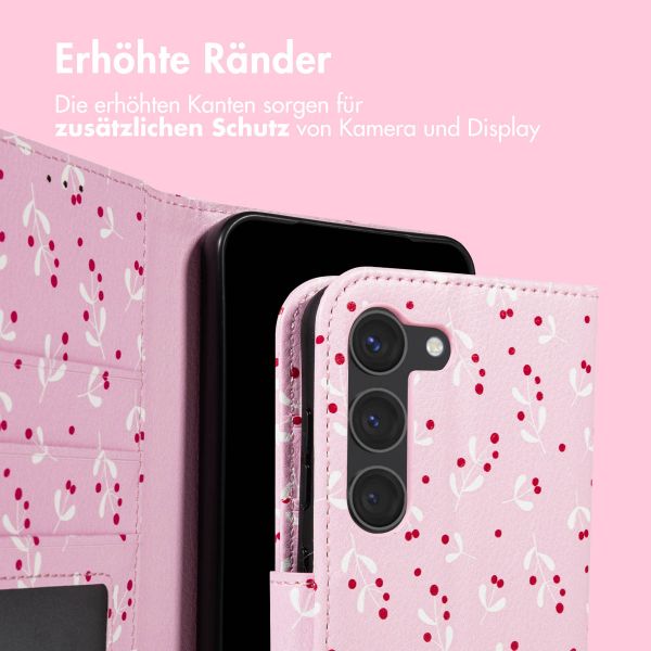 imoshion Design Klapphülle Samsung Galaxy S23 - Blush Berries
