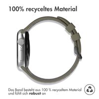 imoshion Silikonsportarmband Buckle für das Apple Watch Series 1 bis 9 / SE (38/40/41 mm) | Series 10 / 11 (42 mm) - Grün / Schwarz