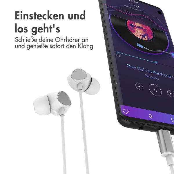 imoshion In-ear Kopfhörer - Kabelgebundene Kopfhörer - USB-C Anschluss - Weiß