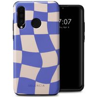 Selencia Vivid Tough Back Cover für das Huawei P30 Lite - Groovy Sapphire Blue