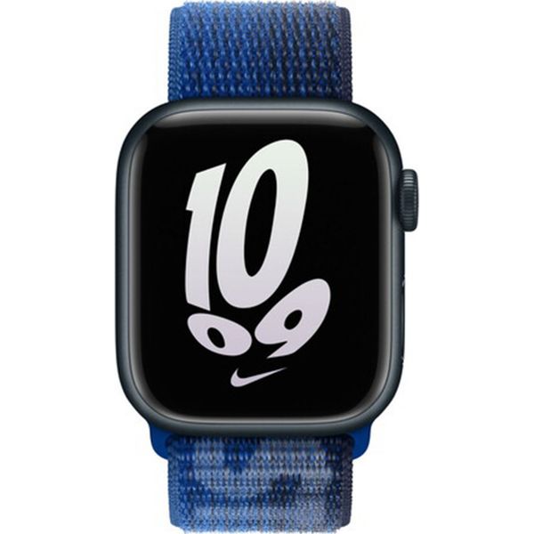 Apple Nike Sport Loop Band für das Apple Watch Series 1-10 / SE / Ultra (2) - 42/44/45/46/49 mm - Game Royal / Midnight Navy