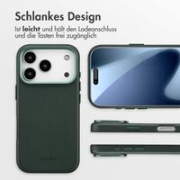 Accezz MagSafe Leather Backcover Apple iPhone 17 Pro - Cedar Green