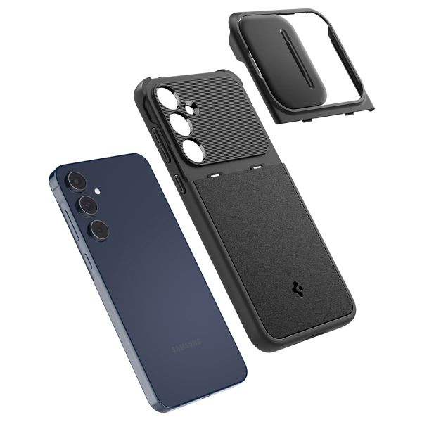 Spigen Optik Armor Kameraschieber für das Samsung Galaxy A55 - Schwarz