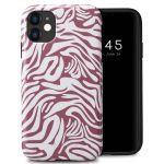 Selencia Vivid Back Cover für das iPhone 11 - Trippy Swirl Dark Rose