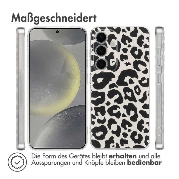 imoshion Design Hülle Samsung Galaxy S25 - Leopard Transparent