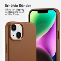 Accezz MagSafe Leather Backcover für das Apple iPhone 14 - Sienna Brown