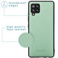 imoshion Luxuriöse Portemonnaie-Klapphülle Samsung Galaxy A42 - Grün