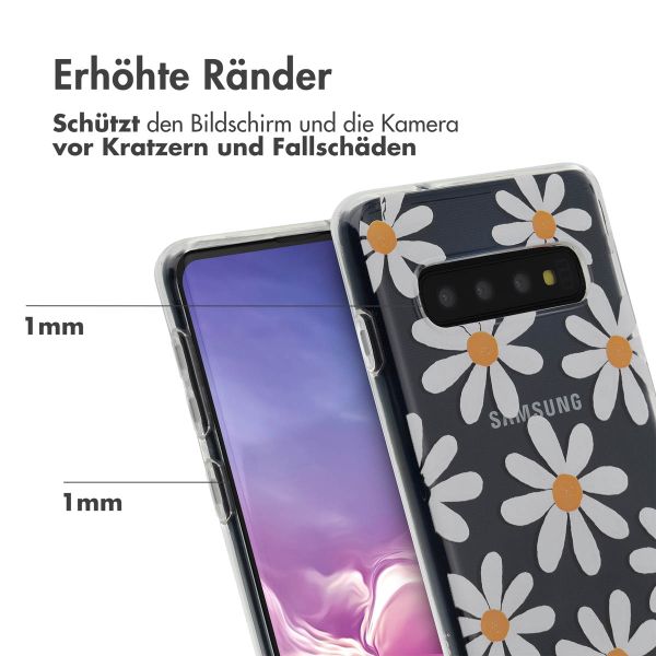 imoshion Design Hülle für das Samsung Galaxy S10 - Daisy flower