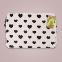 imoshion Fluffy Laptop Hülle 13-14 Zoll - Laptop Sleeve - Hearts