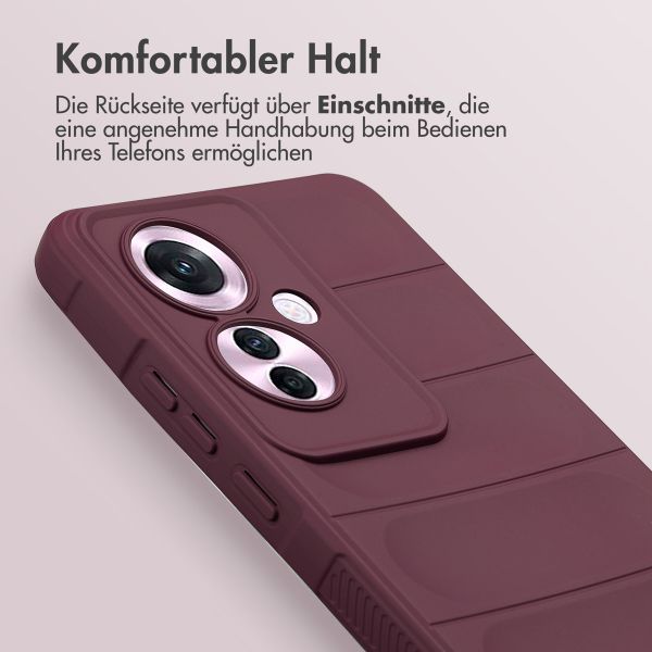 imoshion EasyGrip Backcover für das Oppo Reno 11 F - Aubergine