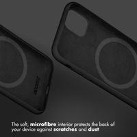 Accezz Liquid Silikoncase mit MagSafe Samsung Galaxy A36 / A56 - Schwarz