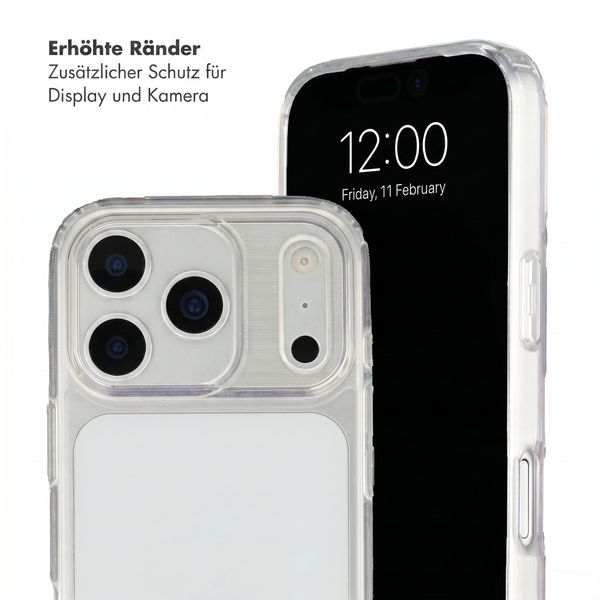 Selencia Backcover mit abnehmbaren Haken Apple iPhone 18 Pro Max / 17 Pro Max - Transparent