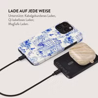 Burga Magnetische Powerbank 5.000 mAh - MagSafe und Qi2 - Sobremesa / Gunmetal