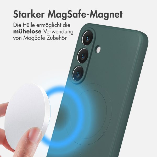 imoshion Color Back Cover mit MagSafe Samsung Galaxy S25 FE - Dunkelgrün