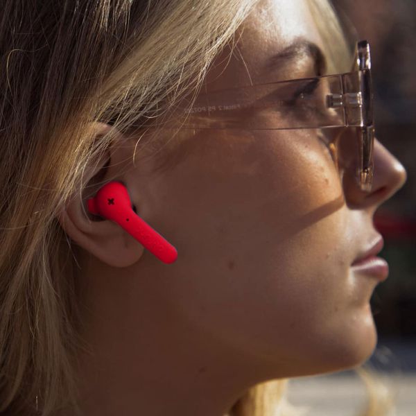 Defunc True Basic - In-Ear Kopfhörer - Bluetooth Kopfhörer - Rot