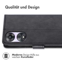imoshion Luxuriöse Klapphülle Oppo A78 (4G) - Schwarz