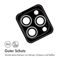 imoshion 2er-Pack Objektivschutz für Kamera für das Apple iPhone 15 Pro / 15 Pro Max - White Titanium
