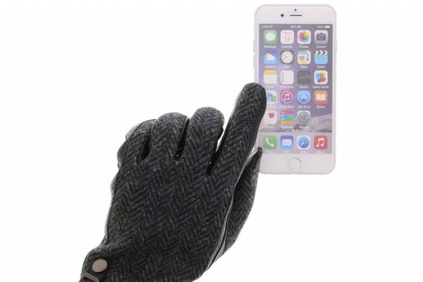 imoshion Touchscreen-Handschuhe aus echtem Leder - Größe M