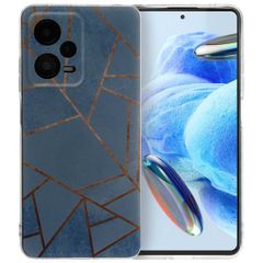 imoshion Design Hülle Xiaomi Redmi Note 12 Pro (5G) - Blue Graphic