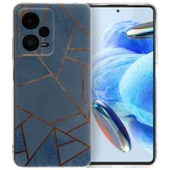 imoshion Design Hülle für das Xiaomi Redmi Note 12 Pro - Blue Graphic