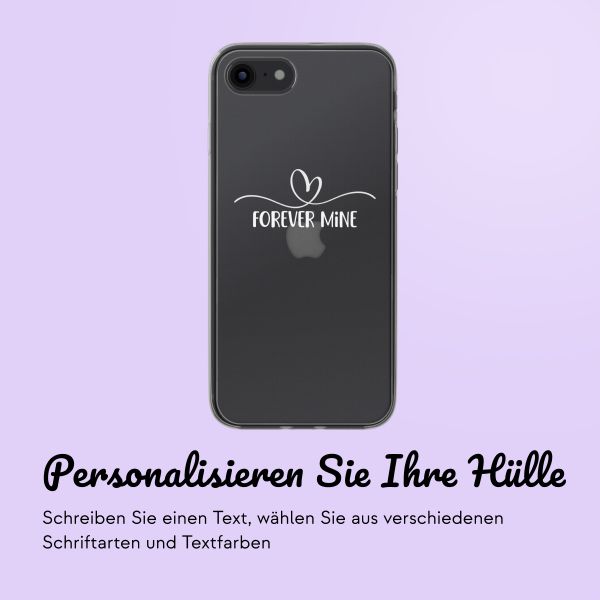 Hülle mit eigenem Foto und/oder Text Apple iPhone SE (2022 / 2020) / 8 / 7 - Sierlijk hartje