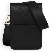 Selencia Avani ﻿Schlangen-Handytasche Crossbody - Schwarz