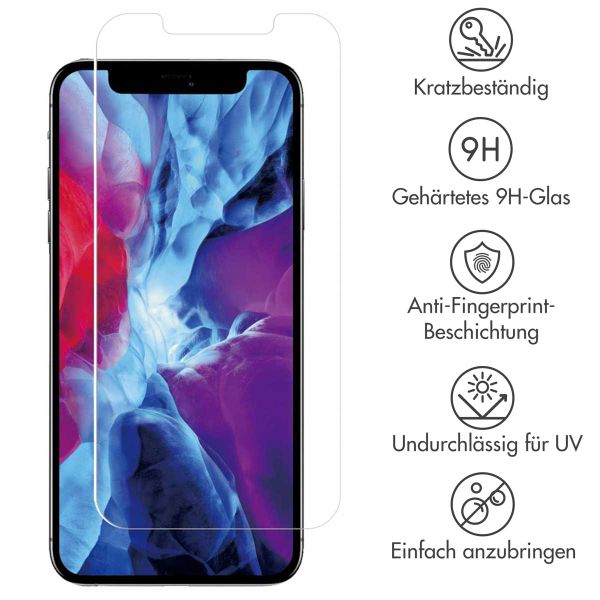 Accezz Screen Protector aus gehärtetem Glas Apple iPhone 12 Pro Max