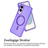 imoshion Sparkle Back Cover mit MagSafe Samsung Galaxy S25 Edge - Violett