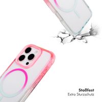 Selencia Gradient MagSafe Back Cover Apple iPhone 16 Pro - Rosa / Blau